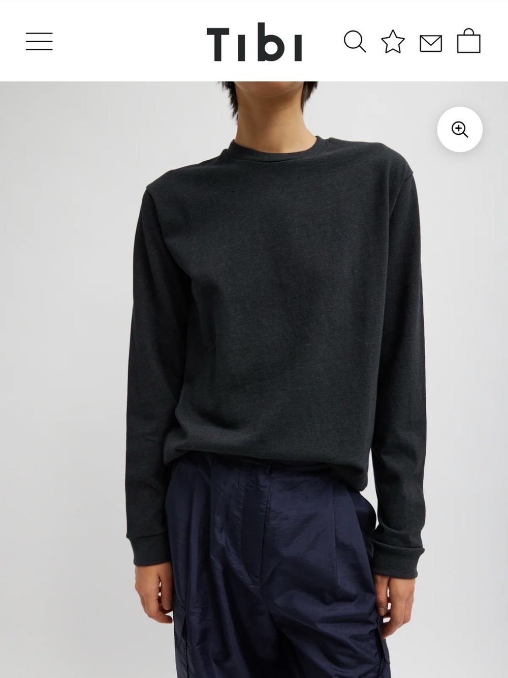 Tibi Perfect Unisex Long Sleeve T-Shirt